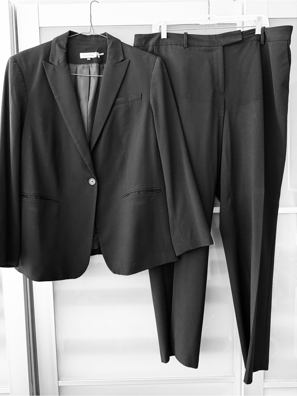 Calvin Klein Women's Black Blazer and Trousers Set